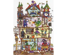 Bothy Threads Cross stitch kit "Magic School" XCT31 26x36 cm