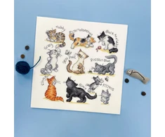 Bothy Threads Cross stitch kit "Meow!" XKG15 26x26 cm