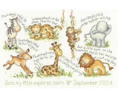 Bothy Threads Cross stitch kit "Monday's Child" XKG13 33x22 cm