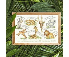 Bothy Threads Cross stitch kit "Monday's Child" XKG13 33x22 cm