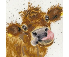 Bothy Threads Cross stitch kit "Moo" XHD48 26x26 cm
