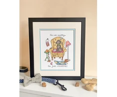 Bothy Threads Cross stitch kit "Mucky Pup" XCD3 14x17 cm