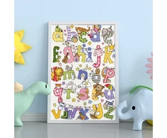 Bothy Threads Cross stitch kit "My First Alphabet" XKG1 31x44 cm