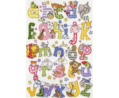 Bothy Threads Cross stitch kit "My First Alphabet" XKG1 31x44 cm