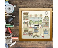 Bothy Threads Cross stitch kit "My Sewing Room" XSS18 25x25 cm