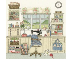Bothy Threads Cross stitch kit "My Sewing Room" XSS18 25x25 cm