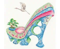 Bothy Threads Cross stitch kit "Osaka Spring" XSK10 25x24 cm