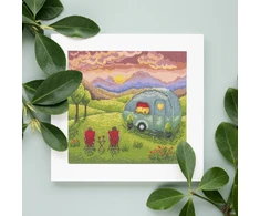 Bothy Threads Cross stitch kit "Our Happy Place" XLP1 26x26 cm