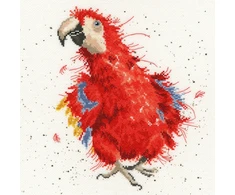 Bothy Threads Cross stitch kit "Parrot On Parade" XHD26 26x26 cm