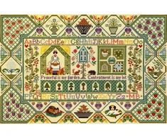 Bothy Threads Cross stitch kit "Peaceful Garden" XS11 51x34 cm