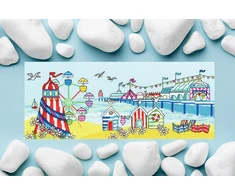 Bothy Threads Cross stitch kit "Pier Fun" XJR32 37x15 cm