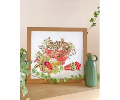 Bothy Threads Cross stitch kit "Purrrfect Spot" XHD149 34x28 cm