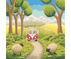 Bothy Threads Cross stitch kit "Road Trip" XLP2 26x26 cm