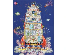 Bothy Threads Cross stitch kit "Rocket" XCT6 26x35 cm