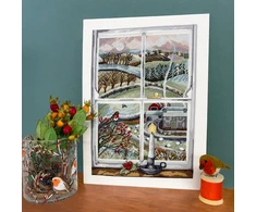 Bothy Threads Cross stitch kit "Rosehip Window" XDD7 25x36 cm