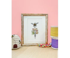 Bothy Threads Cross stitch kit "Sewing Bee" XETE13 8x14 cm