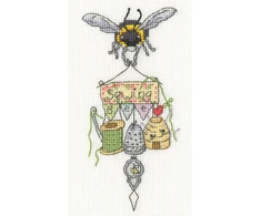 Bothy Threads Cross stitch kit "Sewing Bee" XETE13 8x14 cm