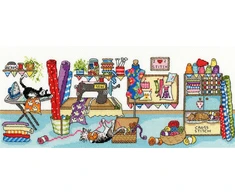 Bothy Threads Cross stitch kit "Sewing Fun" XJR38 37x15 cm