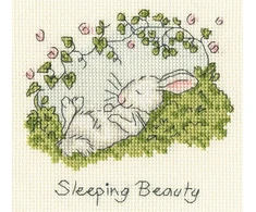 Bothy Threads Cross stitch kit "Sleeping Beauty" XAJ31 12x11 cm