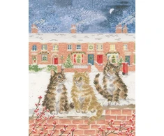 Bothy Threads Cross stitch kit "Snow Is Glistening" XHD158 25x32 cm