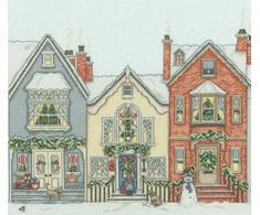 Bothy Threads Cross stitch kit "Snowy Street" XSS21 35x31 cm
