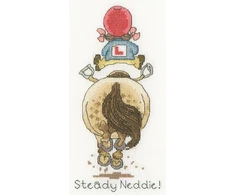 Bothy Threads Cross stitch kit "Steady Neddie!" XT9 11x22 cm