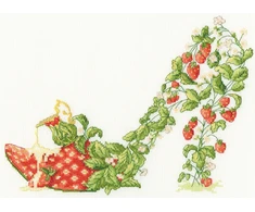 Bothy Threads Cross stitch kit "Strawberries And Kreminis" XSK19 29x21 cm