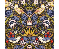 Bothy Threads Cross stitch kit "Strawberry Thief" XAC3 31x31 cm
