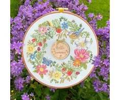 Bothy Threads Cross stitch kit "Summer Wreath" XJS6 23x23 cm