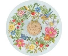 Bothy Threads Cross stitch kit "Summer Wreath" XJS6 23x23 cm