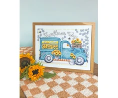 Bothy Threads Cross stitch kit "Sunflower Way" XKTB26 28x20 cm