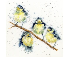 Bothy Threads Cross stitch kit "Sweet Tweet" XHD4 26x26 cm
