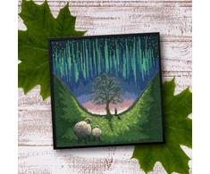 Bothy Threads Cross stitch kit "Sycamore Gap" XLP13 26x26 cm