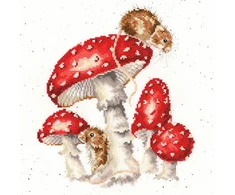 Bothy Threads Cross stitch kit "The Fairy Ring" XHD101 26x26 cm