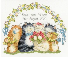 Bothy Threads Cross stitch kit "The Purrrfect Day" XMS17 33x28 cm