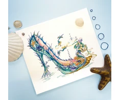 Bothy Threads Cross stitch kit "The Siren" XSK17 28x24 cm