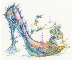 Bothy Threads Cross stitch kit "The Siren" XSK17 28x24 cm