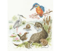 Bothy Threads Cross stitch kit "The Vanduo's Edge" XHD148 28x31 cm