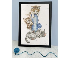 Bothy Threads Cross stitch kit "Three's A Crowd" XHD154 25x38xm