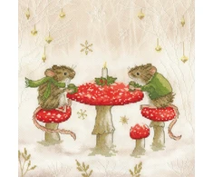 Bothy Threads Cross stitch kit "Toadstool Treats" XSS26 26x26 cm