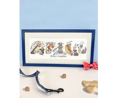 Bothy Threads Cross stitch kit "Totally Pawsome" XJE2 40x12 cm