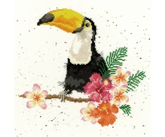 Bothy Threads Cross stitch kit "Toucan Of My Affection" XHD21 26x26 cm