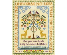 Bothy Threads Cross stitch kit "Tree of Life" XS6 24x31 cm