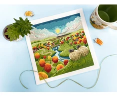 Bothy Threads Cross stitch kit "Watching The World Go By" XLP9 26x26 cm