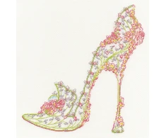 Bothy Threads Cross stitch kit "Wedding Slipper" XSK11 26x27 cm