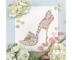 Bothy Threads Cross stitch kit "Wedding Slipper" XSK11 26x27 cm
