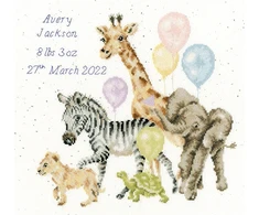 Bothy Threads Cross stitch kit "Welcome To The World" XHD102 28x26 cm
