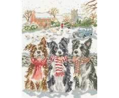 Bothy Threads Cross stitch kit "While Shepherds Watched" XHD146 26 xx 34 cm