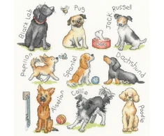 Bothy Threads Cross stitch kit "Woof!" XKG16 26x26 cm