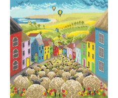 Bothy Threads Cross stitch kit "Wool Meet Again" XLP8 26x26 cm